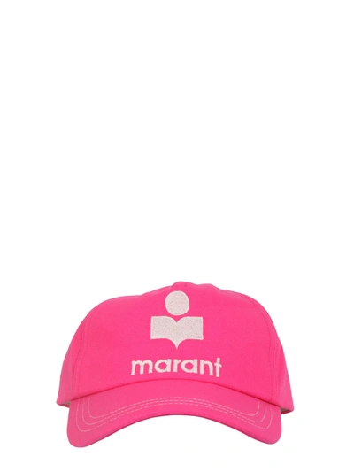 Shop Isabel Marant "tyron" Baseball Cap In Fuchsia