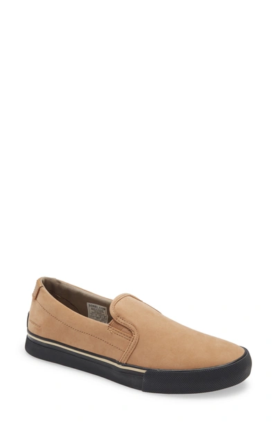 Shop Sorel Caribou Waterproof Slip-on Sneaker In Buff