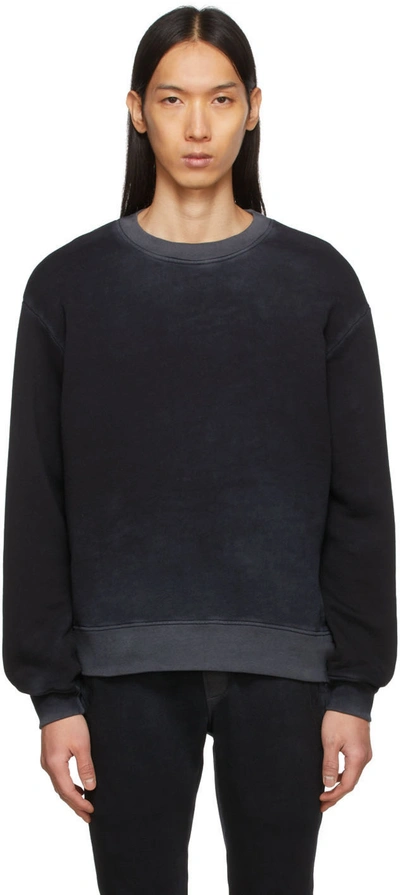 Shop Cotton Citizen Black Bronx Sweatshirt In Vintage Black