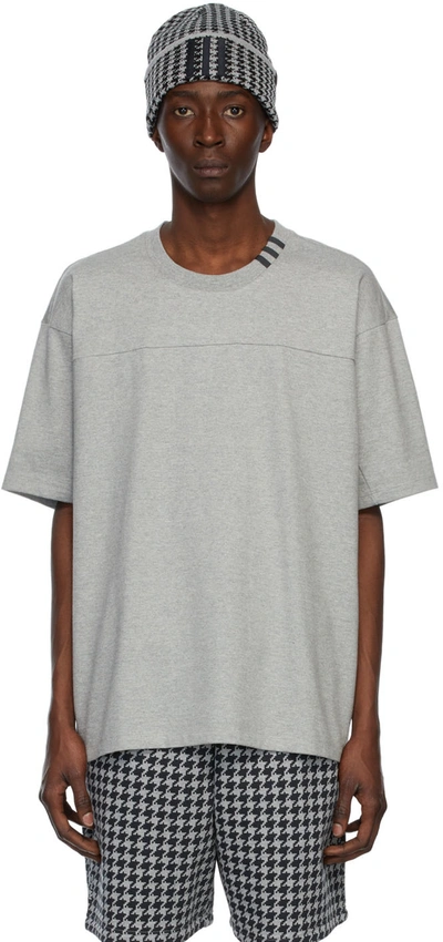 Shop Adidas X Ivy Park Grey 2.0 T-shirt In Mgreyh