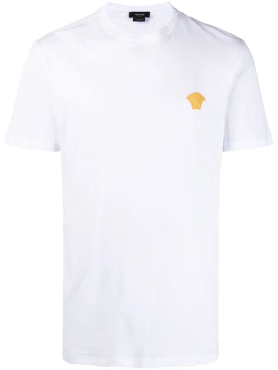 Shop Versace Medusa T-shirt In White