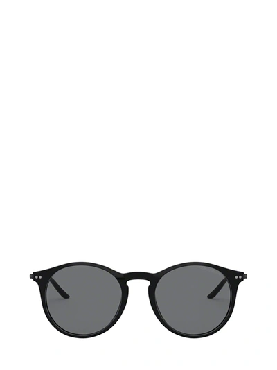 Shop Giorgio Armani Ar8121 Black Sunglasses