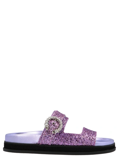 Shop Jimmy Choo Marga Shoes In Purple