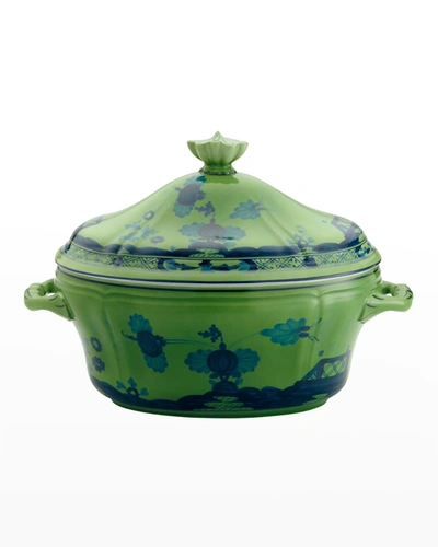 Shop Ginori Oriente Italiano Oval Tureen With Cover