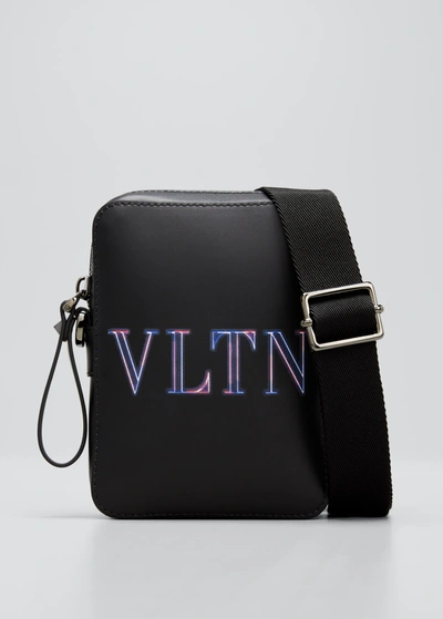 Shop VALENTINO VLTN Unisex Street Style 2WAY Plain Leather Crossbody Bag  Logo by MAHOE'LAI