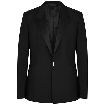 Shop Givenchy Black Wool-blend Blazer