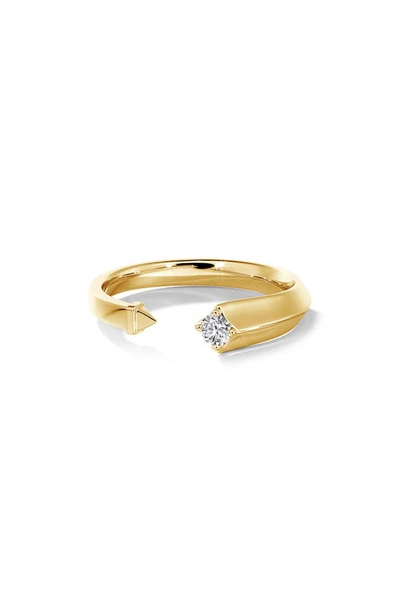 Shop De Beers Forevermark Avaanti™ Open Diamond Ring In Yellow Gold