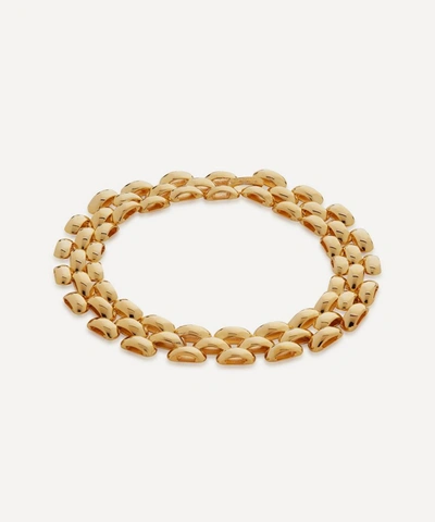 Shop Monica Vinader 18ct Gold Plated Vermeil Silver Heirloom Chain Bracelet