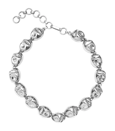 Shop Monica Sordo Silver Puerto Single Necklace