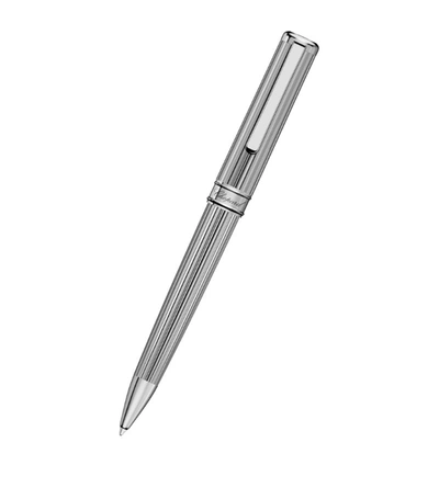 Shop Chopard Classic Ballpoint Pen In Silver