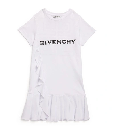 Shop Givenchy Kids Logo T-shirt Dress (4-14 Years) In White