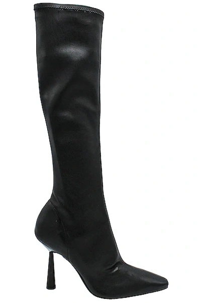 Gia Borghini Rosie 8 100mm Leather Knee-high Boots In Black