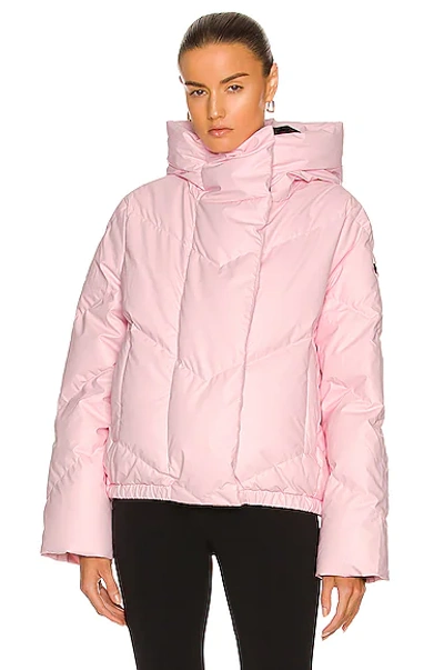 Goldbergh Cloud 9 Rubberized Down Jacket In Blush | ModeSens GB