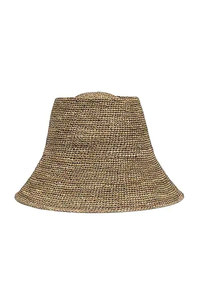 Shop Janessa Leone Felix Packable Hat In Sage