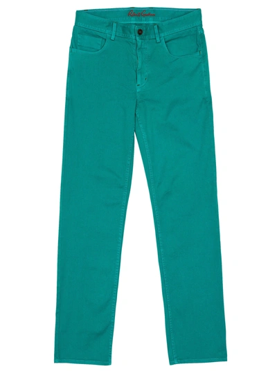 Shop Robert Graham Blue Line Classic Fit Pants In Aqua