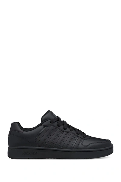 Shop K-swiss Court Palisades Sneaker In Black/black