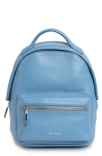 Shop Matt And Nat Bali Mini Loom Vegan Leather Mini Backpack In Liquid