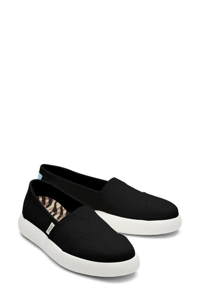 Shop Toms Alpargata Mallow Slip-on Sneaker In Black