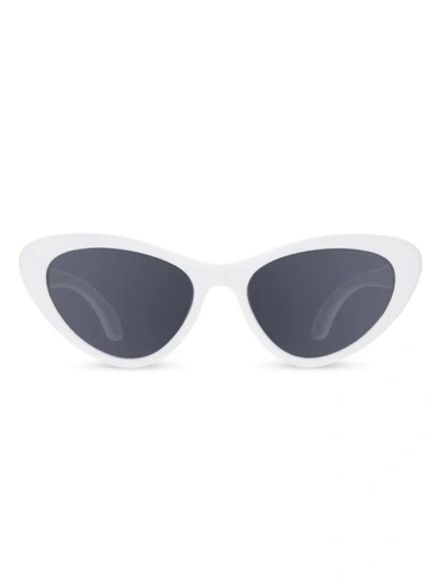 Shop Babiators Baby's Originals Cat-eye Sunglasses In White