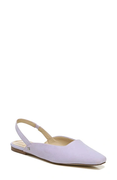 Shop Sam Edelman Connell Slingback Flat In Misty Lilac