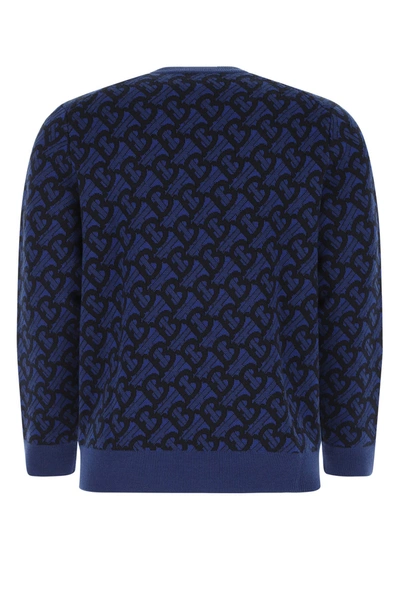 Shop Burberry Embroidered Wool Sweater Nd  Uomo Xl