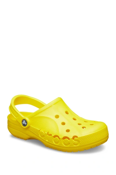 Crocs Mens Colour Block Classic Clog In Lemon In Yellow | ModeSens