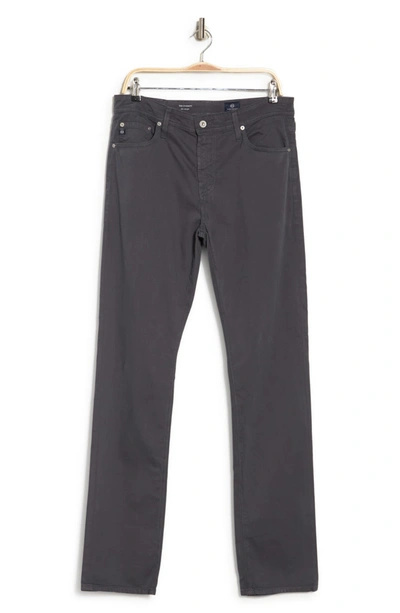 Shop Ag Everett Slim Straight Jeans In Asteroid Grey