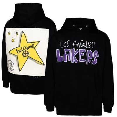 Shop After School Special Black Los Angeles Lakers Applique Pullover Hoodie