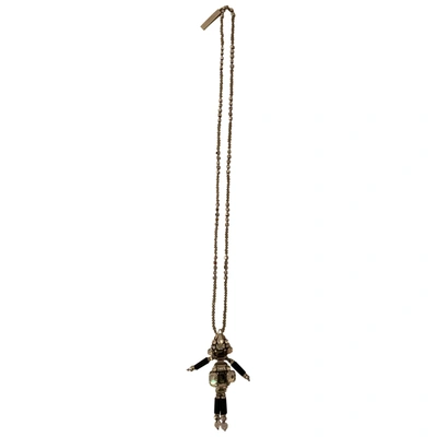 Pre-owned Max Mara Necklace In Metallic