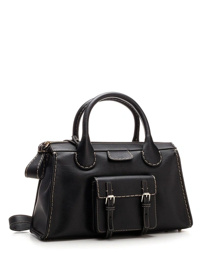 Shop Chloé Women's Black Leather Handbag