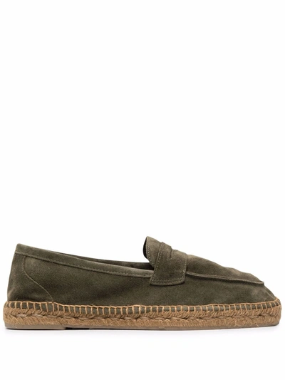 CASTAÃ±ER CASTANER FLAT SHOES GREEN 