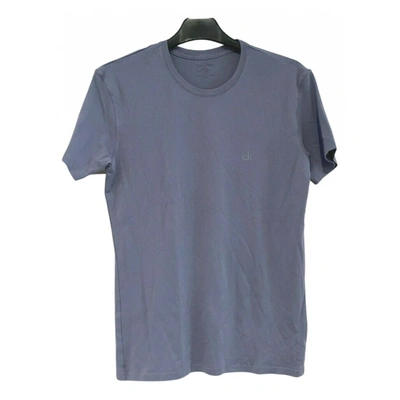 Pre-owned Calvin Klein T-shirt In Blue