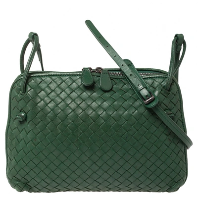 Bottega Veneta - Authenticated Nodini Handbag - Leather Green for Women, Never Worn