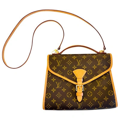 Pre-owned Louis Vuitton Ivy Leather Satchel In Brown