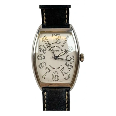 Pre-owned Franck Muller Casablanca Watch In White