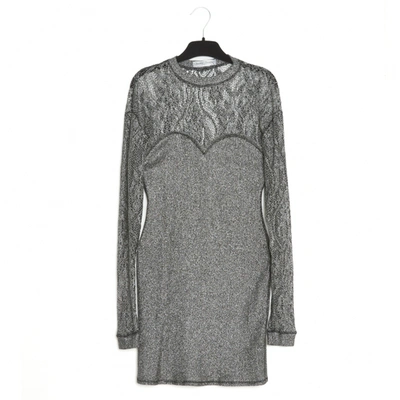 Pre-owned Chantal Thomass Mini Dress In Silver