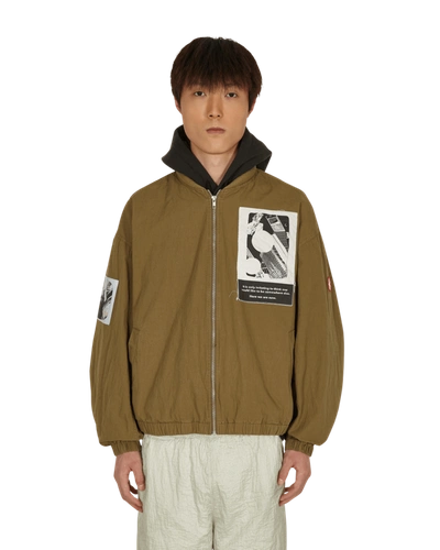 Cav Empt Pseudo Needs Zip Jacket In Khaki ModeSens