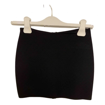 Pre-owned Herve L Leroux Mini Skirt In Black