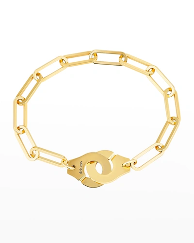 Shop Dinh Van Yellow Gold Menottes R15 Extra-large Bracelet