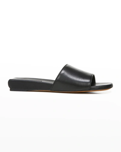 Shop Vince Garth-2 Demi-wedge Sandals In Black