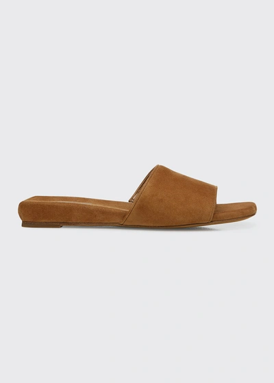 Shop Vince Garth-2 Demi-wedge Sandals In Tan