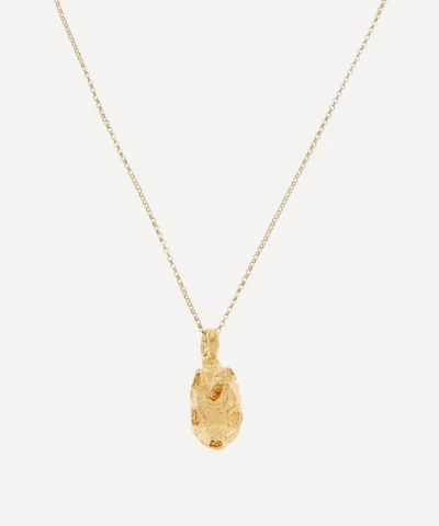 Alighieri Gold-plated The Fragmented Amulet Pendant Necklace In Gold