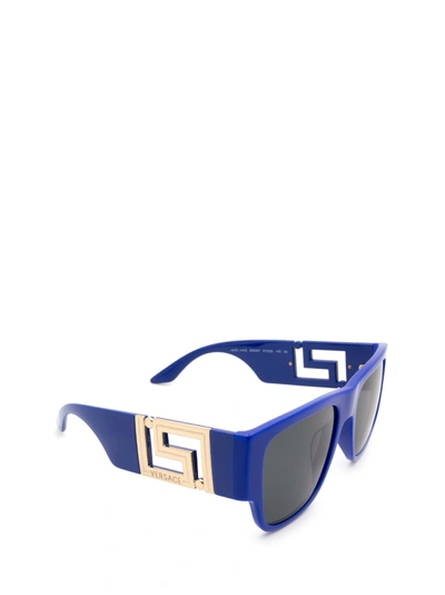 Shop Versace Ve4403 Blue Male Sunglasses