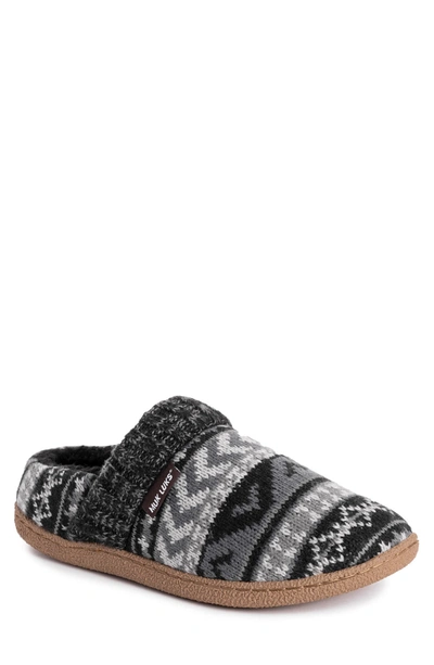 Shop Muk Luks Marcel Faux Shearling Lined Slipper In Black