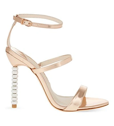 Shop Sophia Webster Rosalind Crystal Heeled Sandals