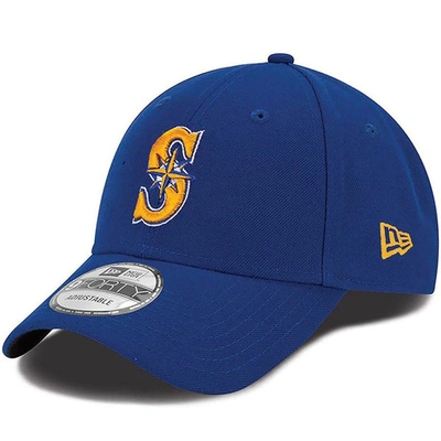 Shop New Era Royal Seattle Mariners League 9forty Adjustable Hat