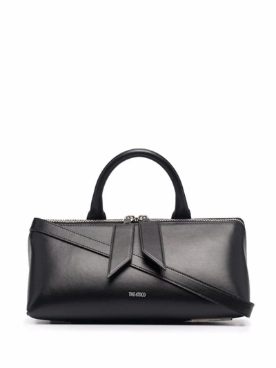 Shop Attico Black Leather Handbag
