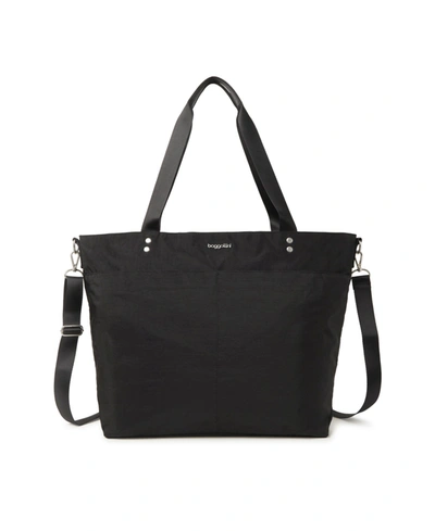 Shop Backstage Large Carryall Tote In Black - Nylon