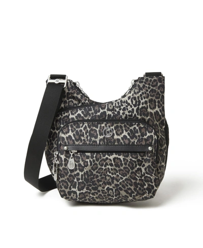 Shop Baggallini Women's Charlotte Crossbody Bag In Tan/black Cheetah