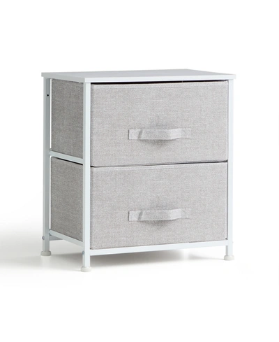 DREAM COLLECTION TWO DRAWER FABRIC STORAGE CHEST 